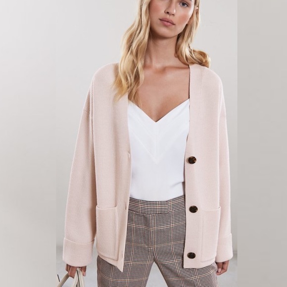 Brand New Reiss Jessie Wool- Bend Cardigan - Picture 2 of 3